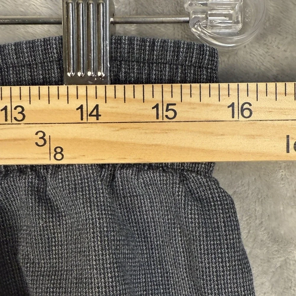 Adidas Men's Jogger Pants Charcoal Grey Drawstring Elastic Waist Logo‎ Size M